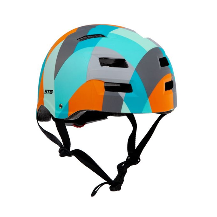 Шлем велосипедный защитный STG MTV1 разноцветный M (55-58см) Х106930
