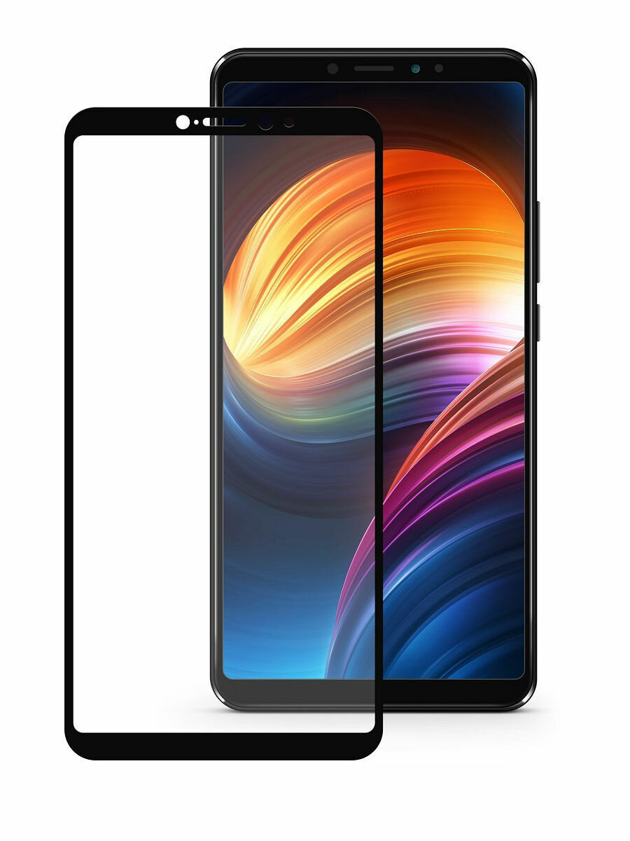 

Защитное стекло 2D INAKS для Xiaomi Mi Max 3 Full Glue/Full Screen, черное