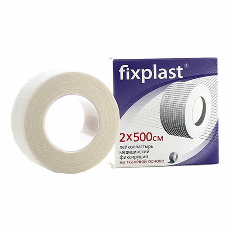 Пластырь для фиксации Fixplast в катушке белый 5 мх2 см
