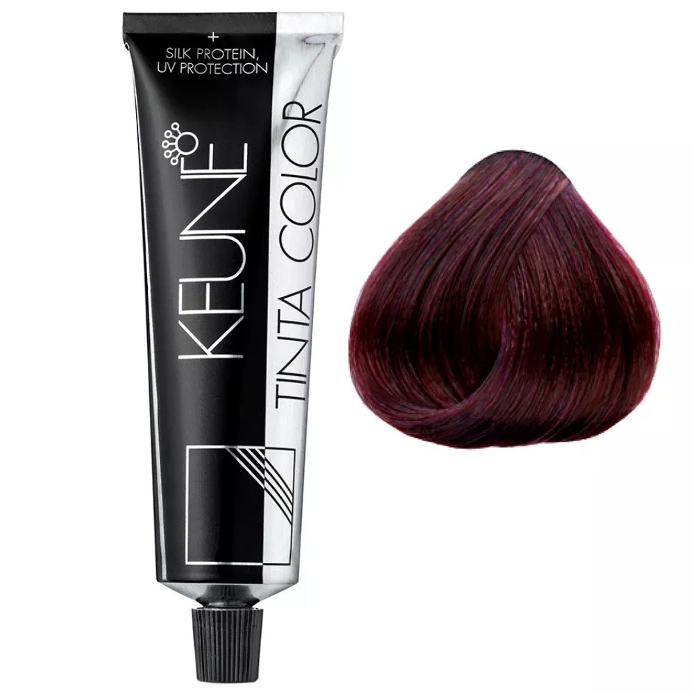 Краска для волос Keune Tinta Color 6.67 Темный красно-фиолетовый блондин, 60 мл краска для волос kapous hyaluronic acid 6 2 темный блондин фиолетовый