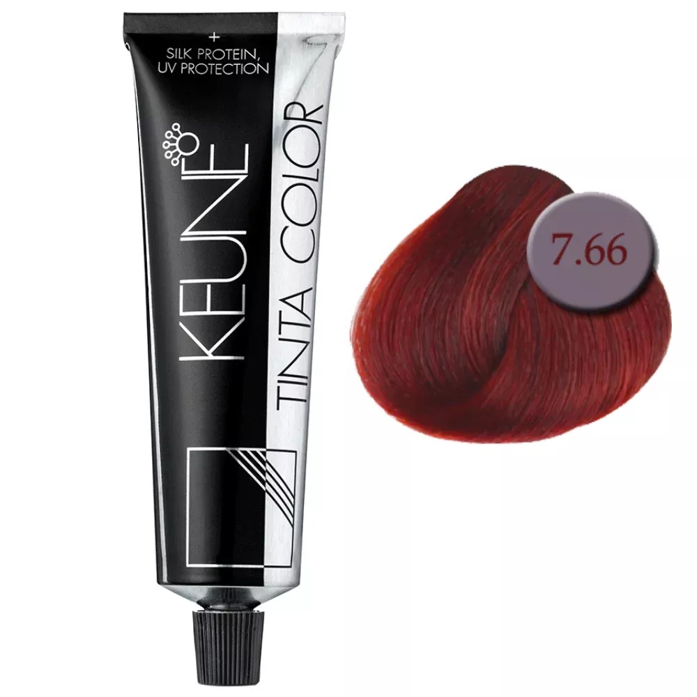 Краска для волос Keune Tinta Color 7.66 Средний интенсивно-красный блондин, 60 мл