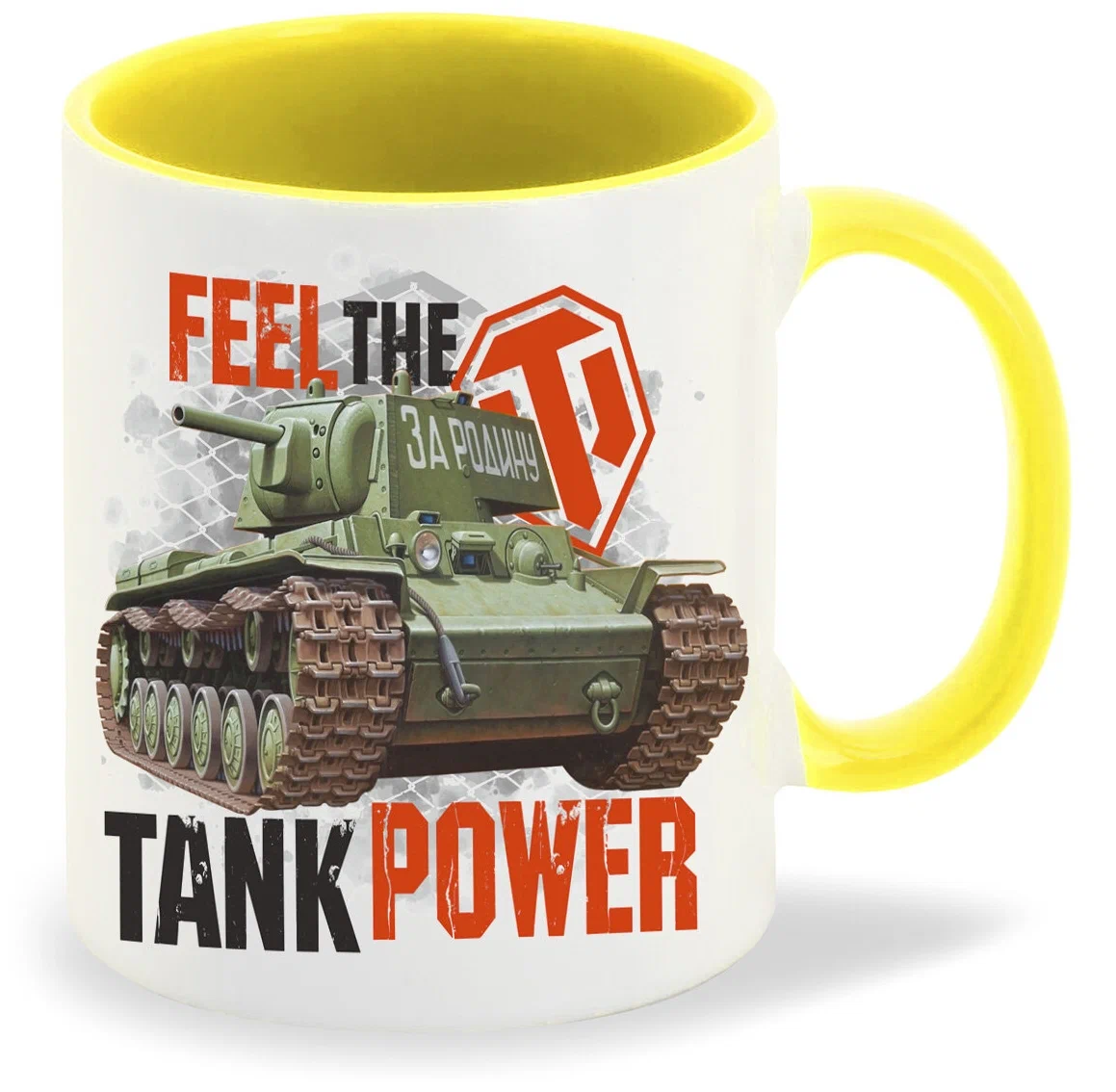 

Кружка CoolPodarok Feel the tank power