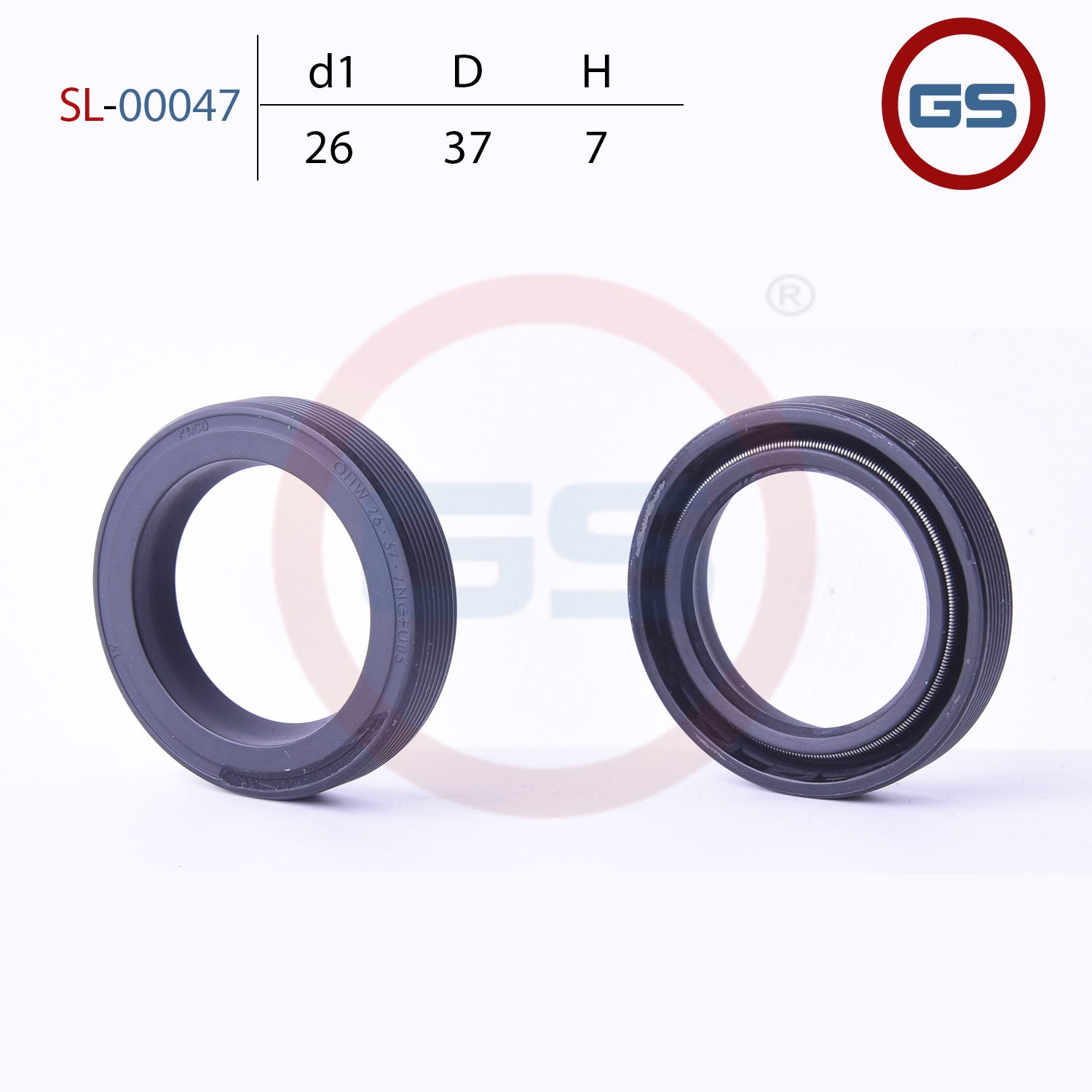 

Сальник рулевой рейки 26*37*7 (0M) GS SL-00047