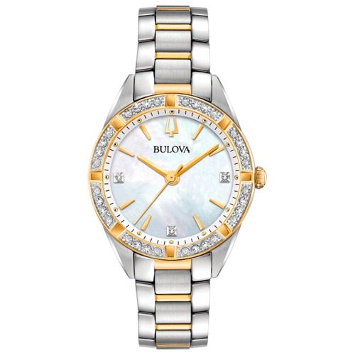 фото Наручные часы женские bulova 98r263 серебристые