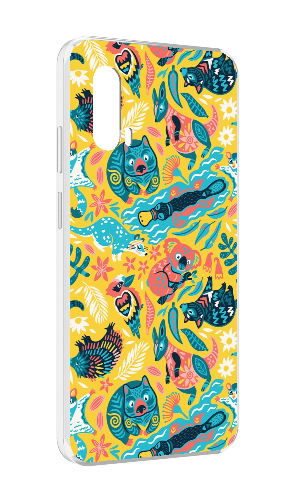 

Чехол MyPads seamless-pattern для Blackview BV7100, Прозрачный, Tocco