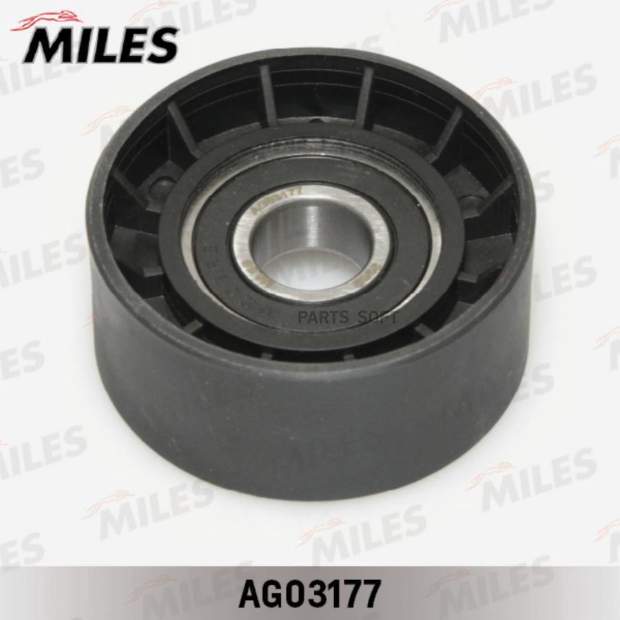 

MILES AG03177 Ролик Renault Laguna, Megane 2.0D 05- ; Nissun Qashqai 2.0D 07- Miles