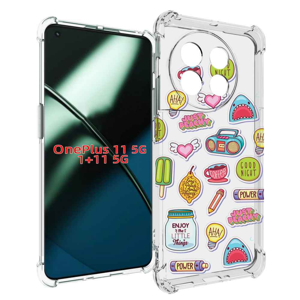 

Чехол MyPads стикер-пак для OnePlus 11, Прозрачный, Tocco