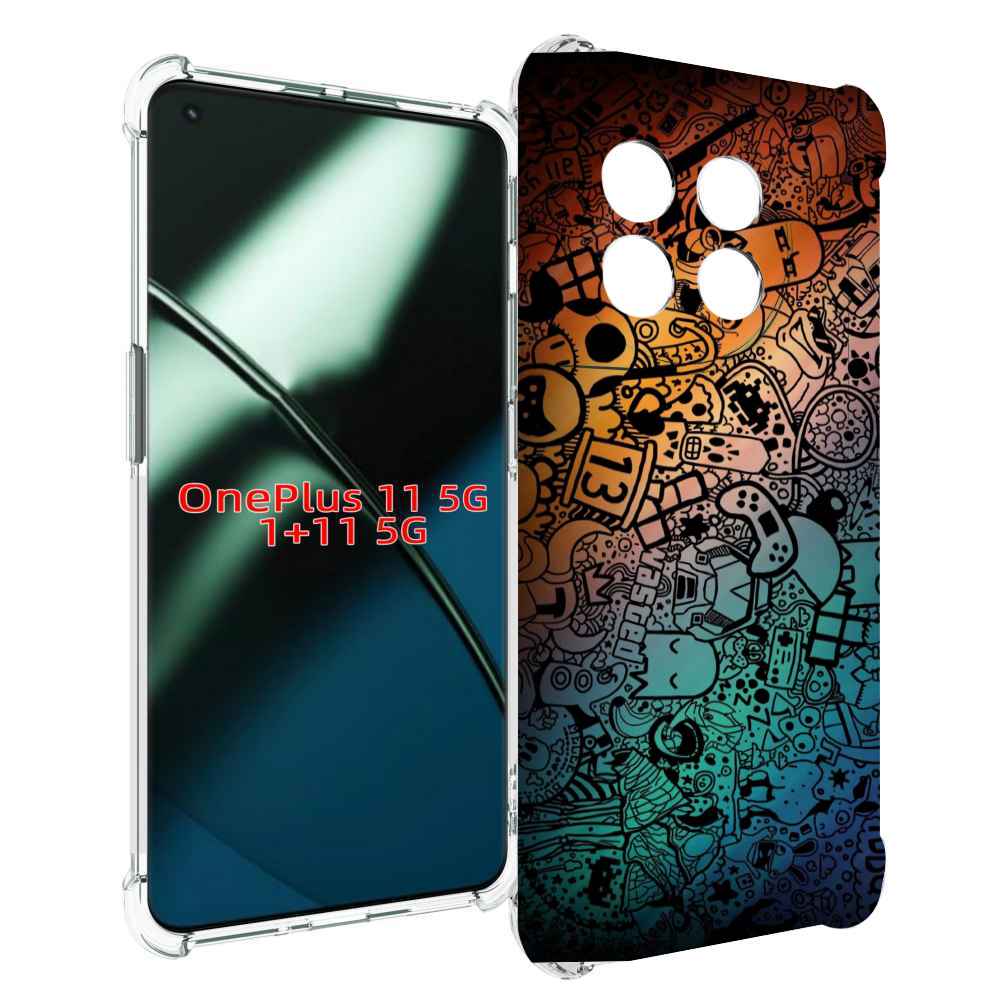 

Чехол MyPads стикеты в тени для OnePlus 11, Прозрачный, Tocco
