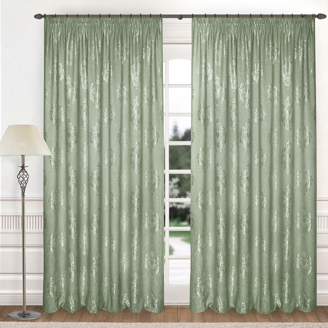 

Шторы VS-Style К342-8 оливковый 150х240 см 2 шт, VS-Style К342-8 оливковый