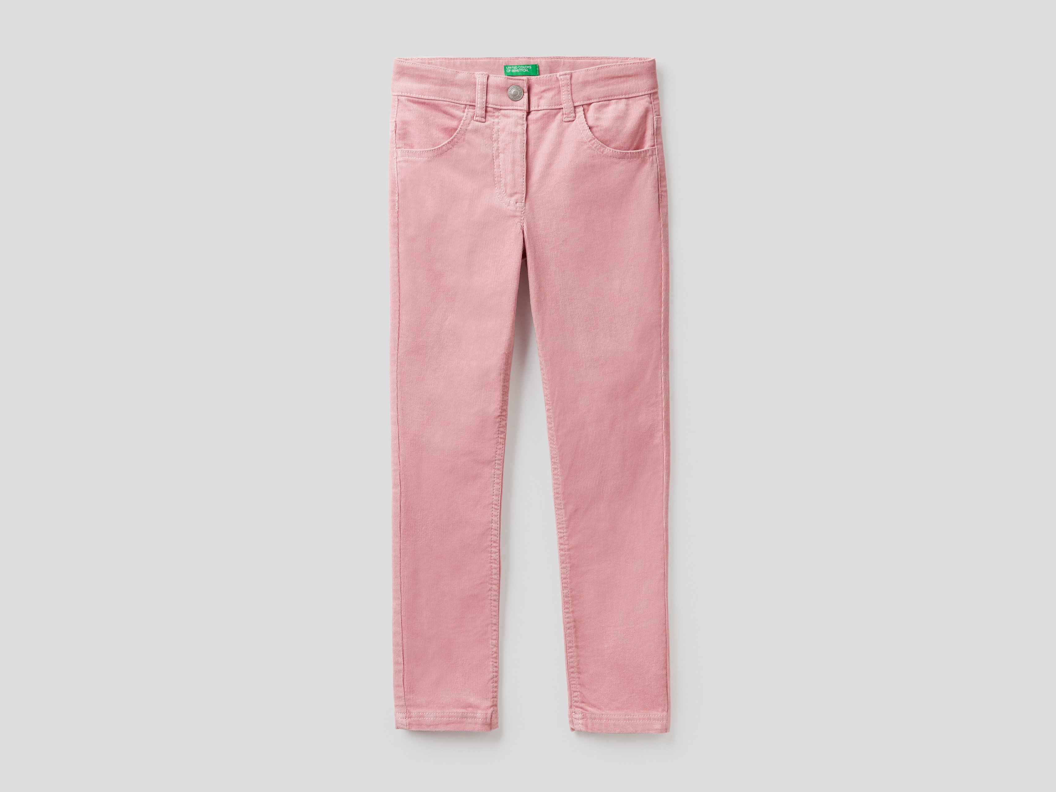 фото Брюки для девочек benetton цв. розовый р.128 united colors of benetton