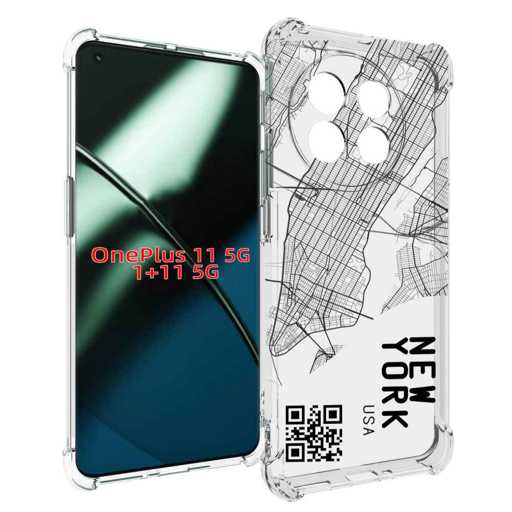 

Чехол MyPads схема-нью-йорк для OnePlus 11, Прозрачный, Tocco