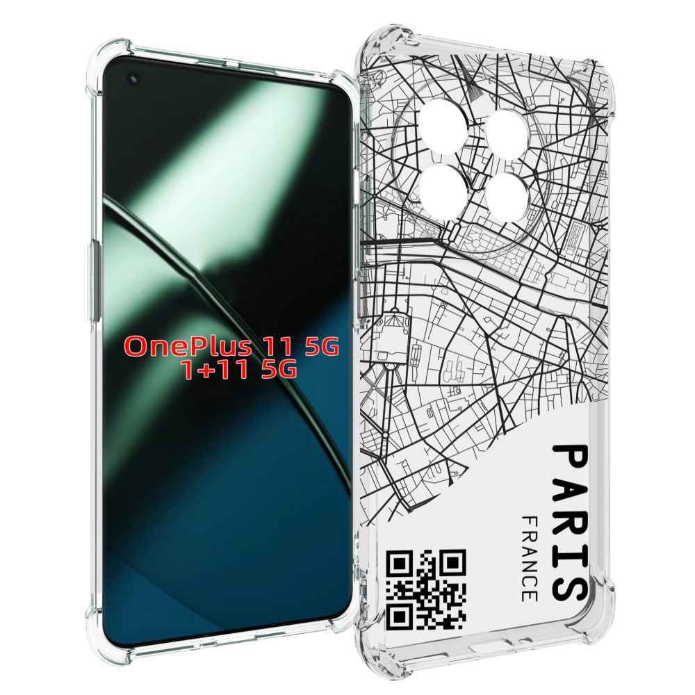 

Чехол MyPads схема-париж для OnePlus 11, Прозрачный, Tocco