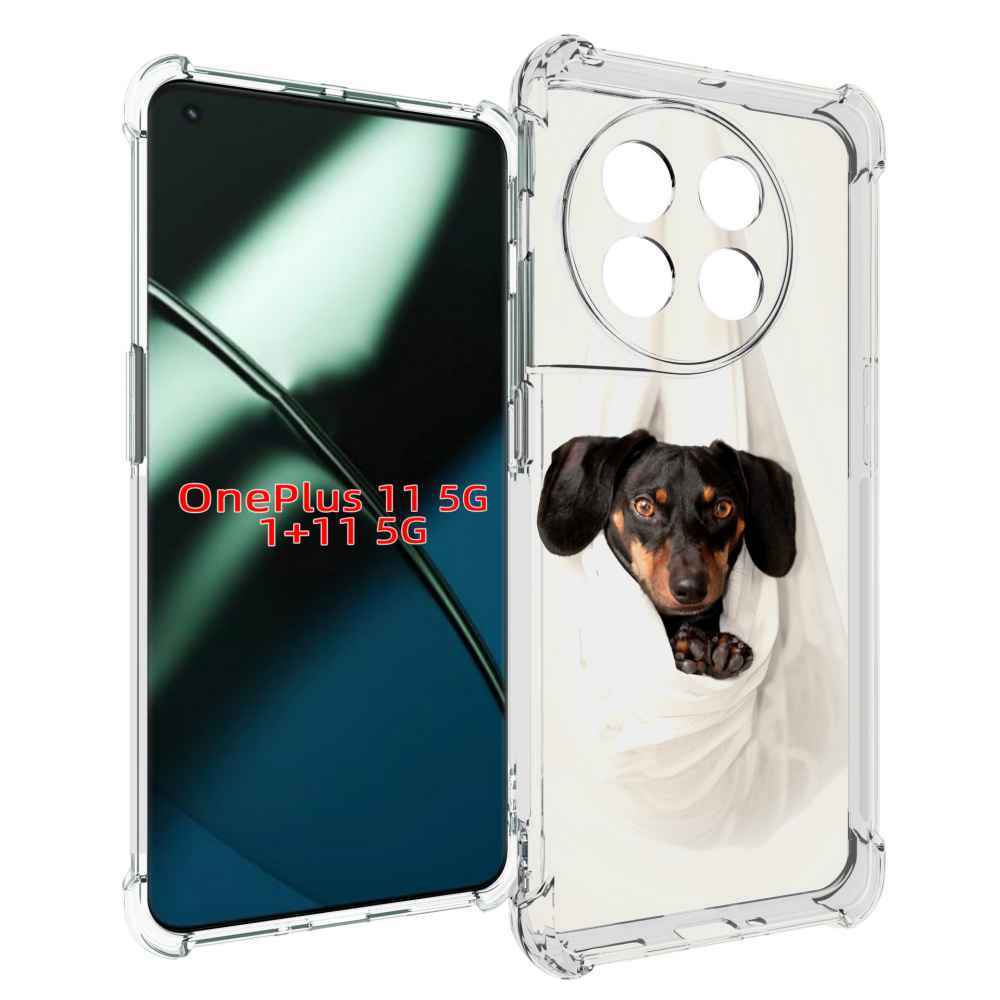 

Чехол MyPads такса собака для OnePlus 11, Прозрачный, Tocco