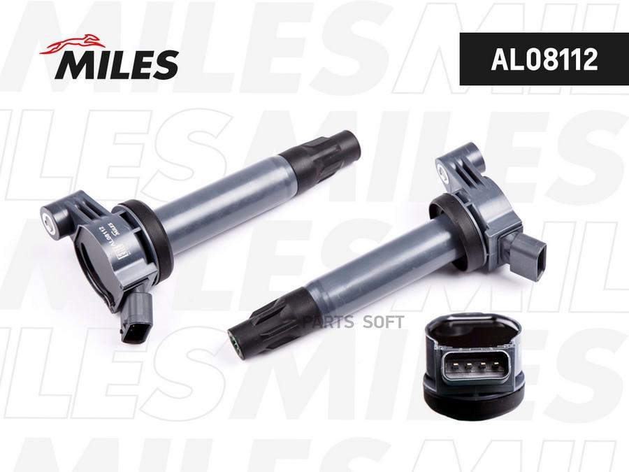 

MILES AL08112 Катушка зажигания TOYOTA/LEXUS 3.3 3MZ-FE (NGK 48396) AL08112