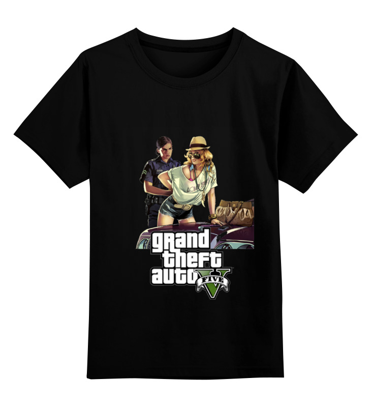 

Футболка детская Printio Gta 5 цв. черный р. 140, Gta 5