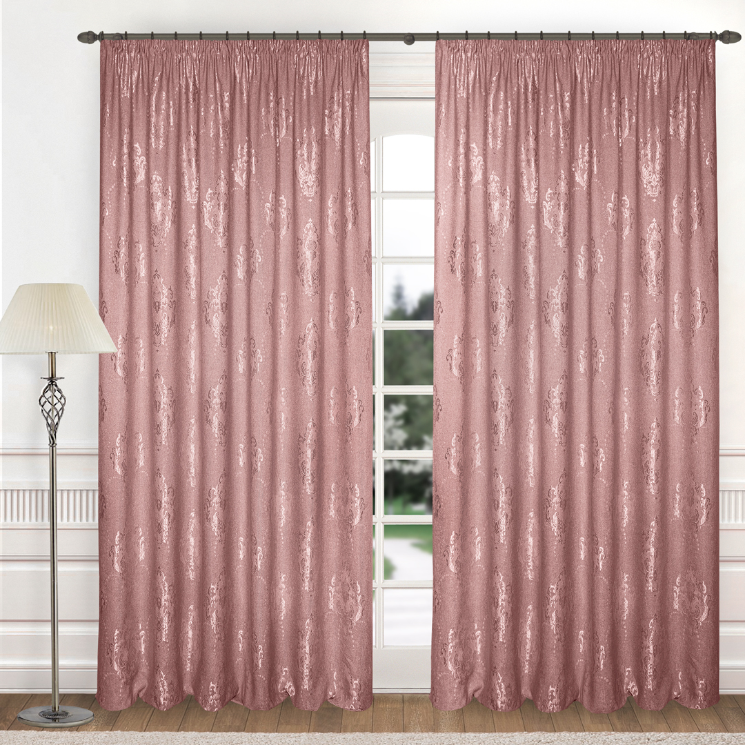 

Шторы VS-Style К342-5 пудра 150х240 см 2 шт, VS-Style К342-5 пудра