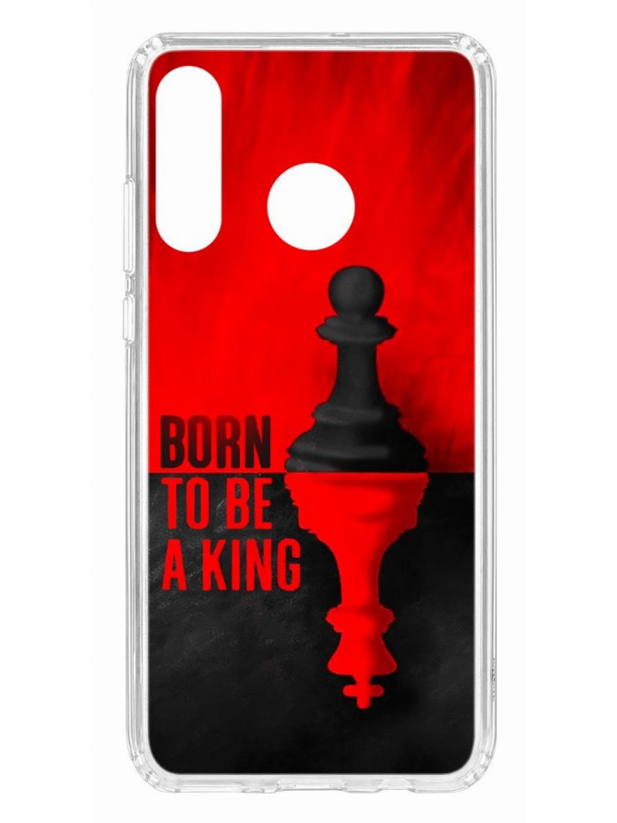 фото Чехол для huawei p30 lite kruche print born to be a king кruче