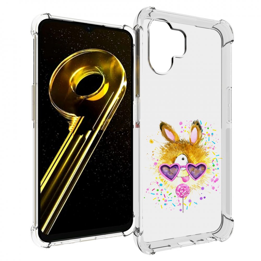 

Чехол бампер MyPads Чупя для Realme 10 5G противоударный, Прозрачный, Tocco