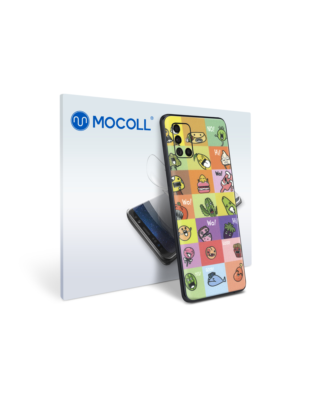 

Пленка защитная MOCOLL для задней панели Samsung Galaxy A22 Тень мозаика