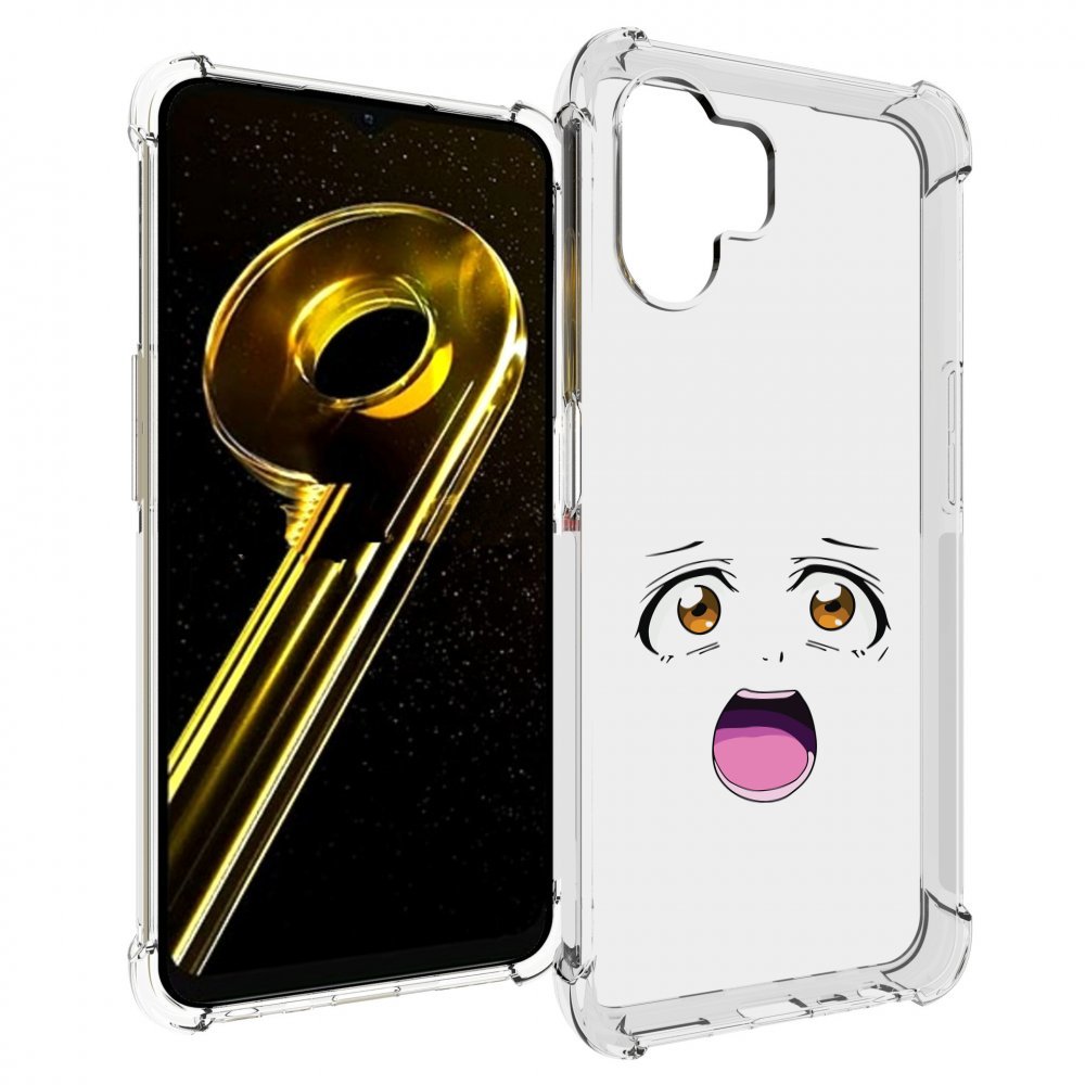 Чехол бампер MyPads аниме лицо для Realme 10 5G противоударный