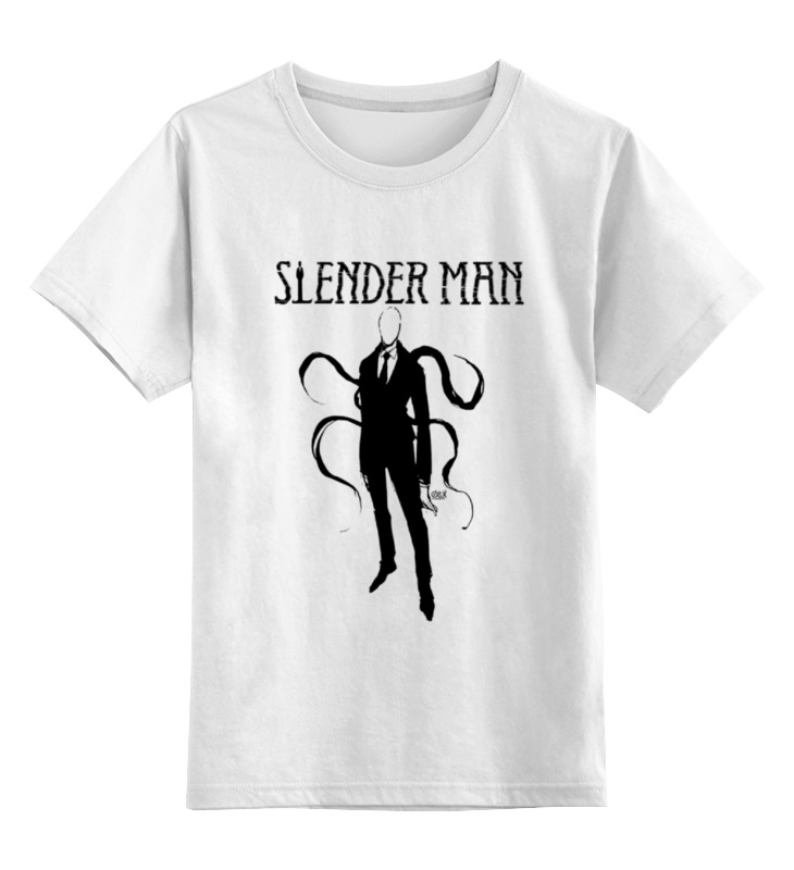 

Футболка детская Printio Slender man цв. белый р. 140, Slender man