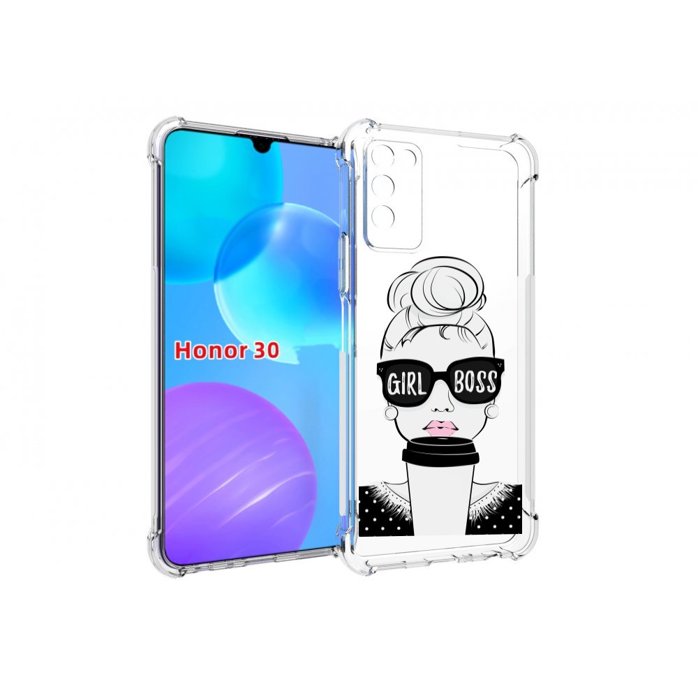 

Чехол MyPads девушка-босс женский для Huawei Honor 30 Lite, Tocco