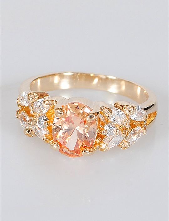 

Кольцо из бижутерного сплава р.19 Lotus Jewelry 43RCCC29Chcz, фианит, 43R-29Chcz