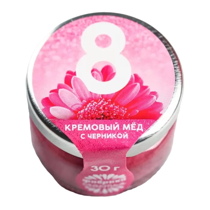 

Крем-мед с черникой 8 Марта, 30 г