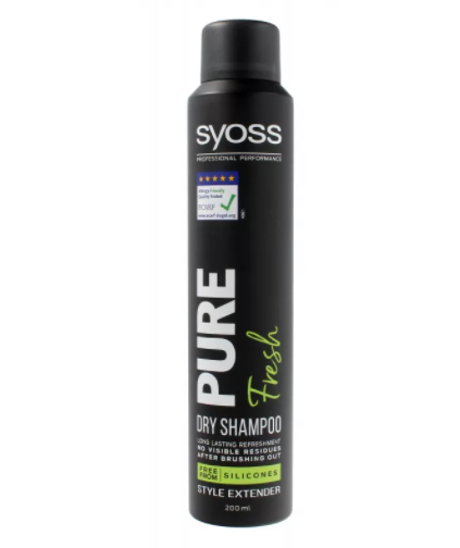 Купить Сухой шампунь для волос освежающий Syoss Pure Fresh 200 мл