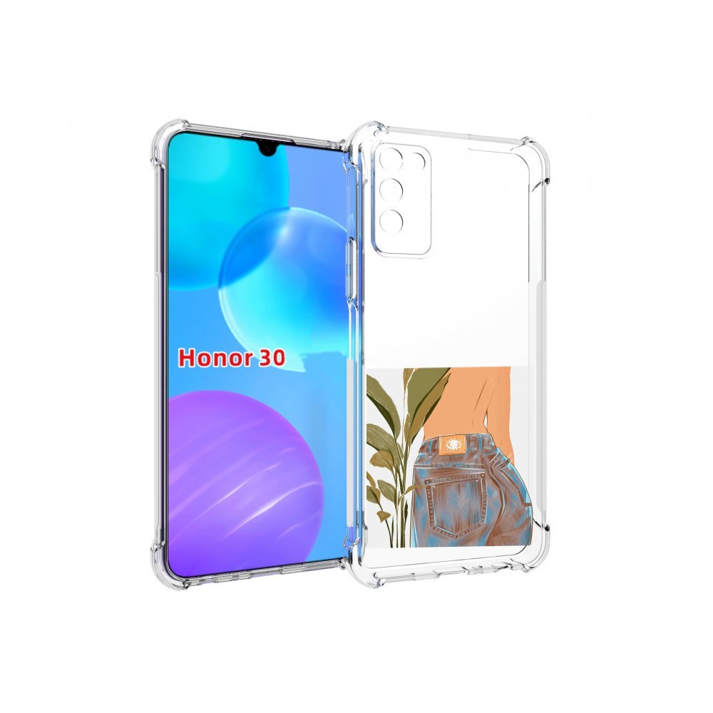 

Чехол MyPads девушка-в-джинсах для Huawei Honor 30 Lite, Tocco
