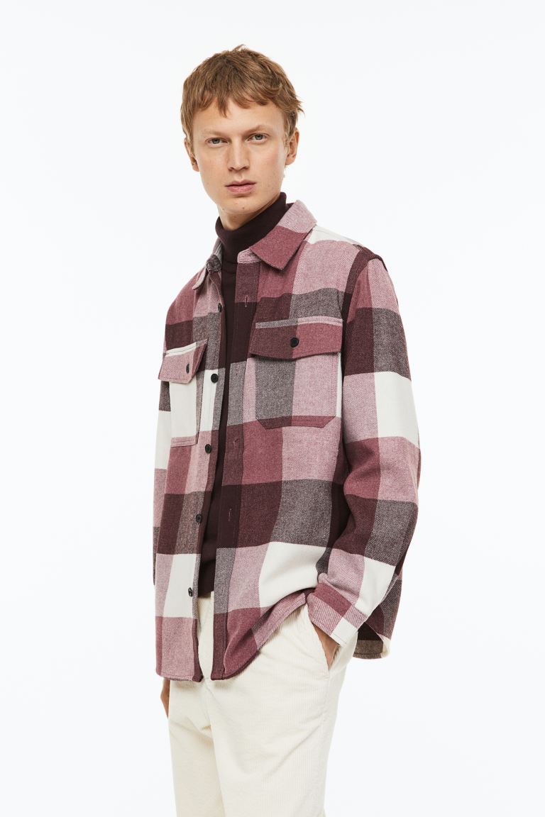 

Рубашка мужская H&M 0875217041 красная L (доставка из-за рубежа), Красный, 0875217041