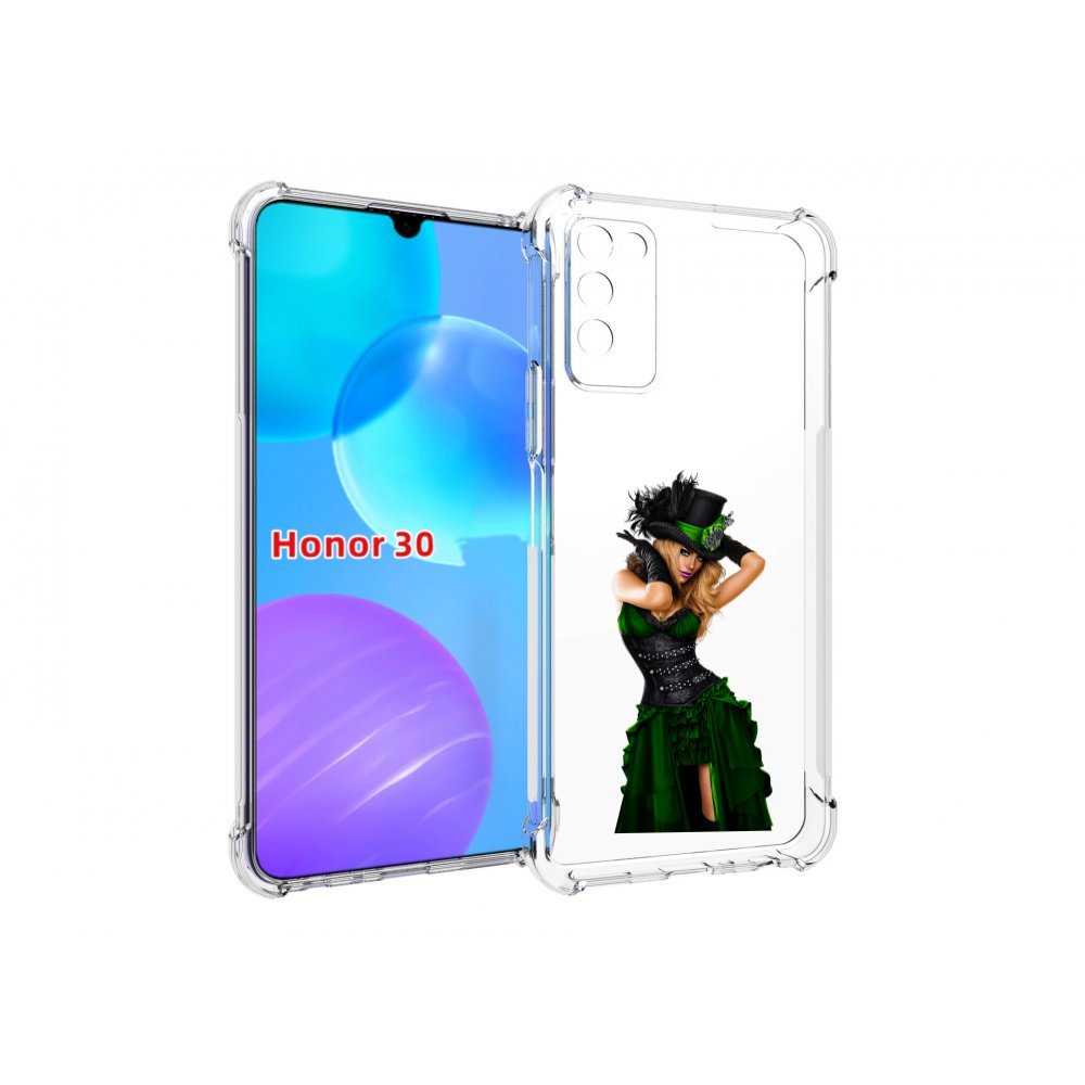 

Чехол MyPads девушка-в-модном-длинном-платье женский для Huawei Honor 30 Lite, Tocco
