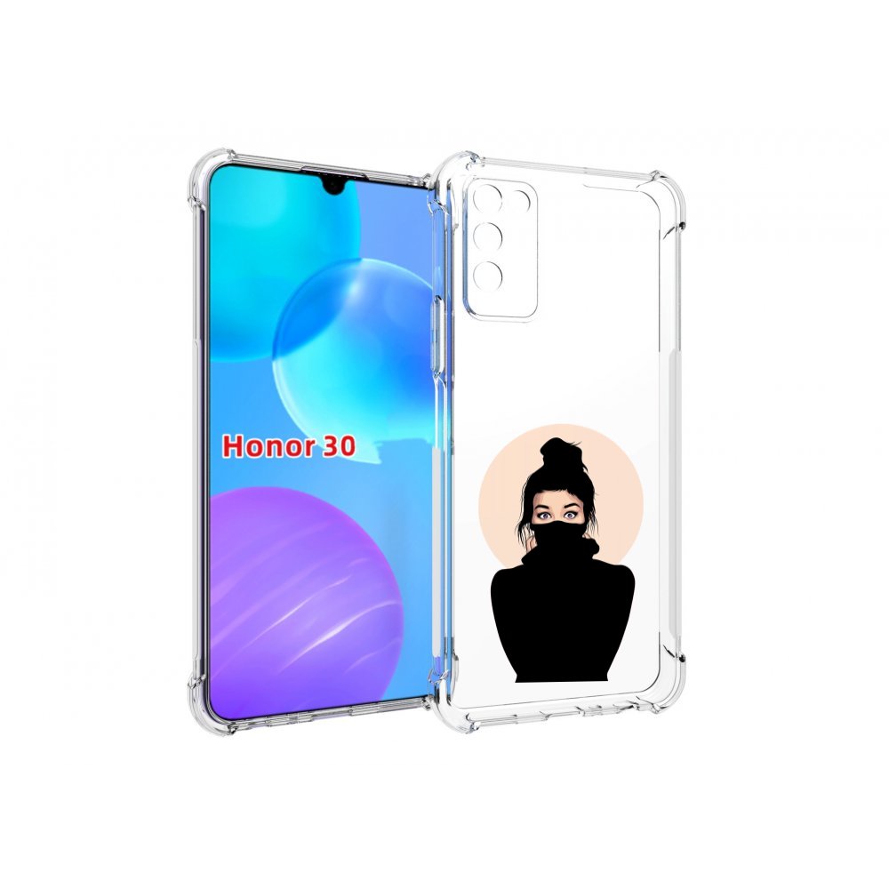 

Чехол MyPads девушка-в-свитере женский для Huawei Honor 30 Lite, Tocco