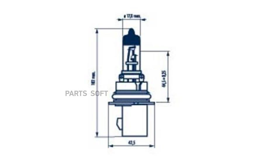 

Лампа HB5 12V 65/55W Range Power Blue+ PX29t картон 1 шт. NARVA 486293000