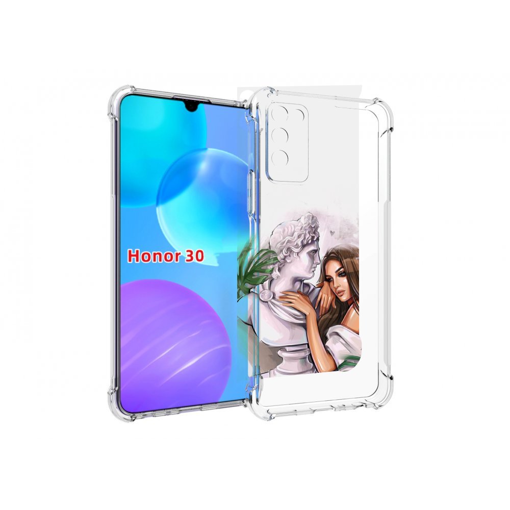 

Чехол MyPads девушка-модель-со-статуей женский для Huawei Honor 30 Lite, Tocco