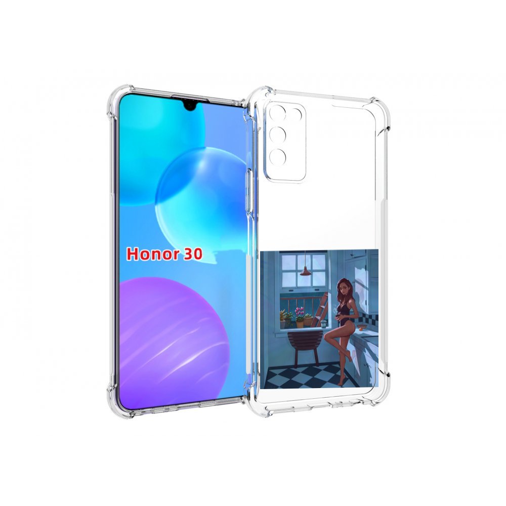 

Чехол MyPads девушка-на-кухне для Huawei Honor 30 Lite, Tocco