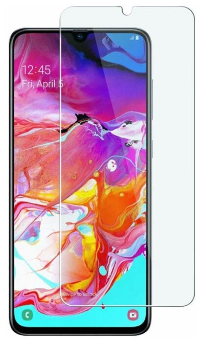 

Защитное стекло (без рамки) Full Glue для Samsung Galaxy A70, прозрачное