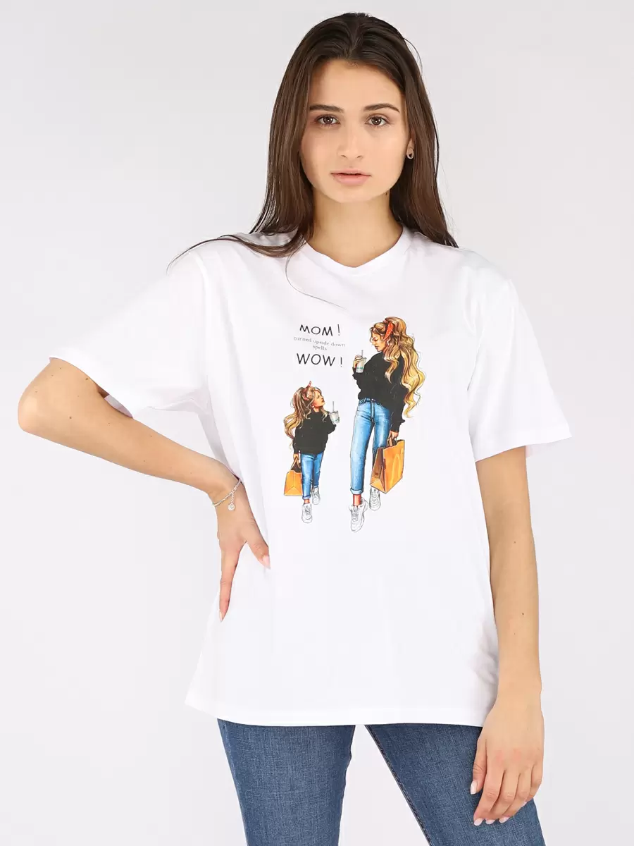 

Футболка женская A passion play 221TR(XT-0005)-0301 белая XS, 221TR(XT-0005)-0301