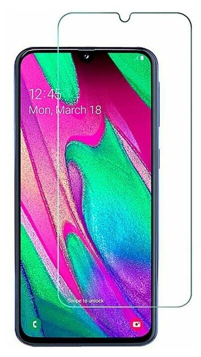 

Защитное стекло (без рамки) Full Glue для Samsung Galaxy A40, прозрачное