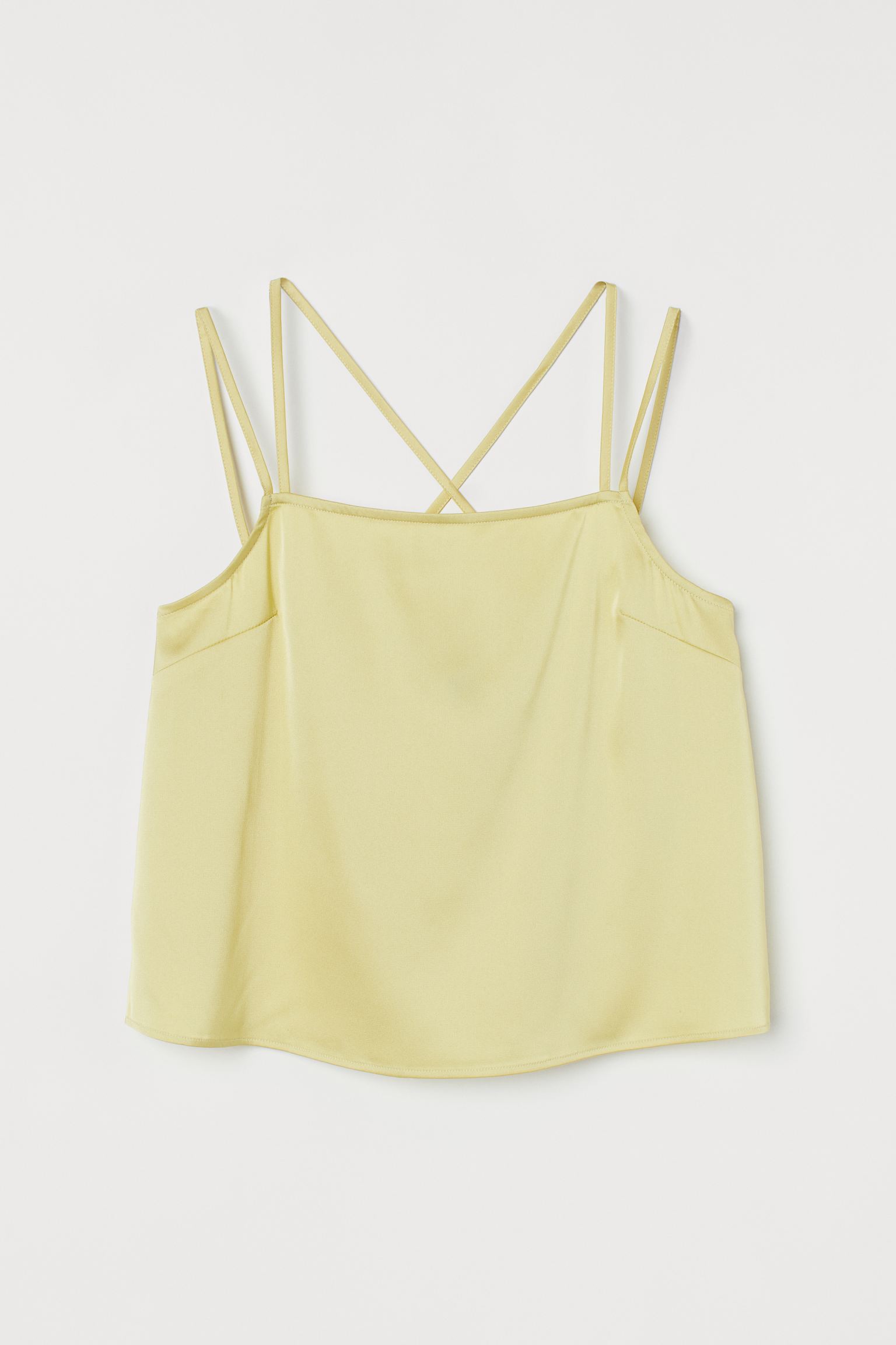 

Топ женский H&M 968550004 желтый 42 EU, 968550