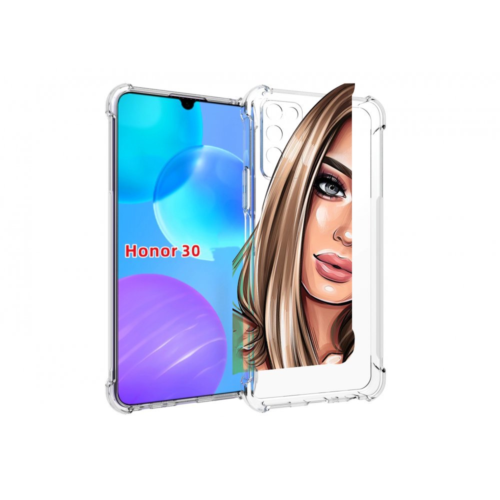 

Чехол MyPads девушка-с-каре женский для Huawei Honor 30 Lite, Tocco