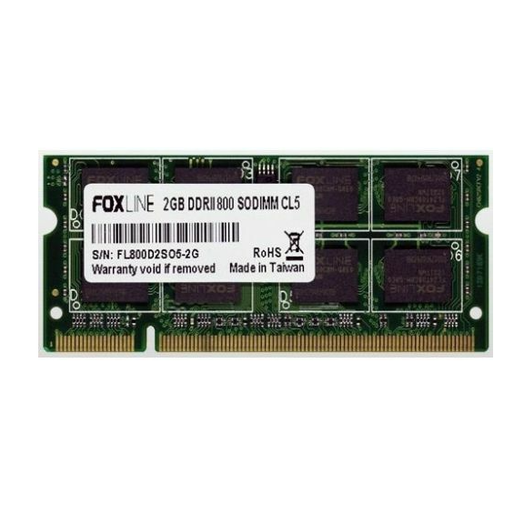 Оперативная память Foxline FL800D2S5-2G (FL800D2S5-2G), DDR2 1x2Gb, 800MHz