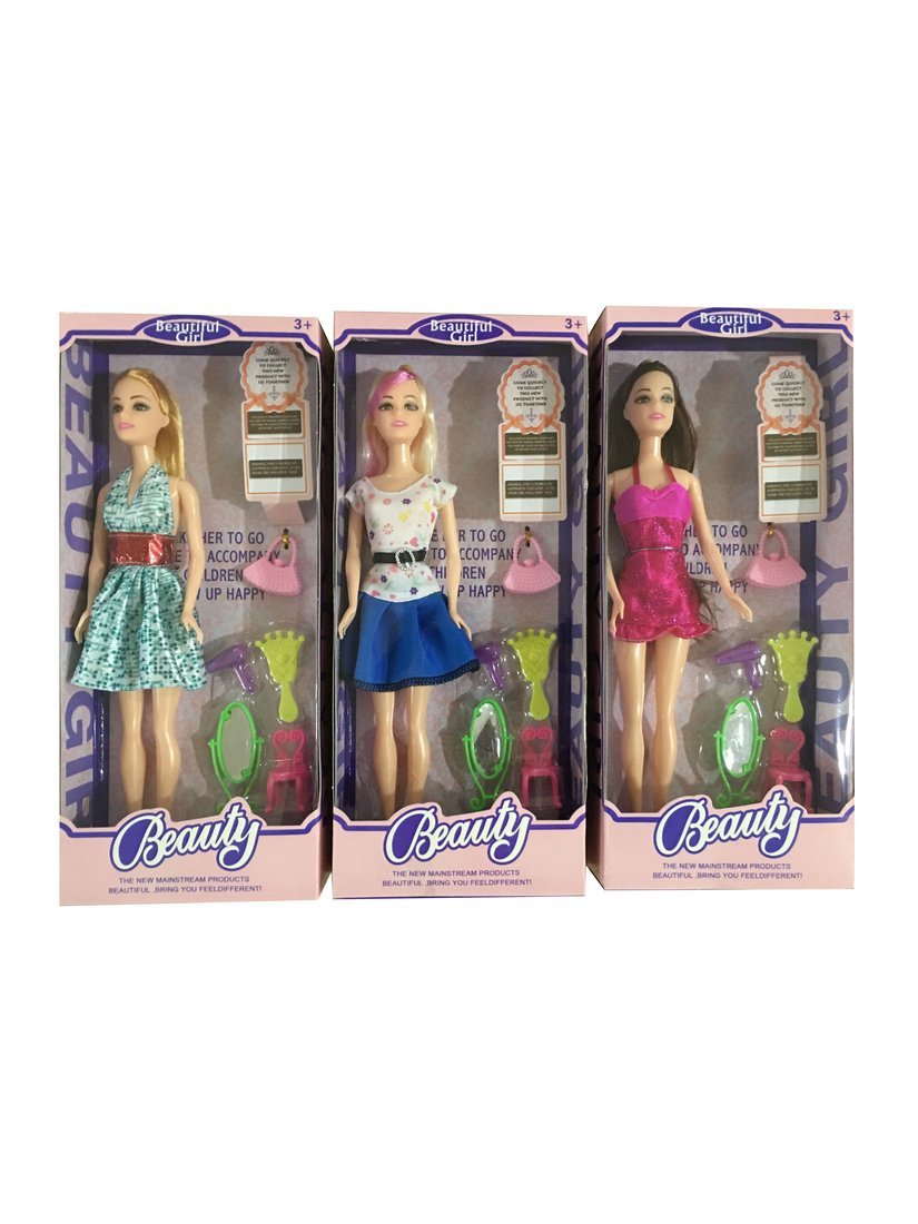 

Игровой набор Наша Игрушка Модница, в компл. кукла 29см, предм. 5шт. в ассорт., кор., Игр. наб. Модница, в компл. кукла 29см, предм. 5шт. в ассорт., кор.