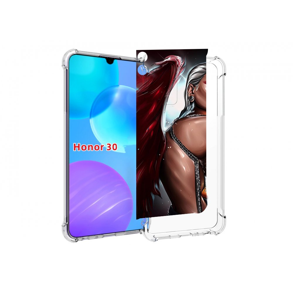 

Чехол MyPads девушка-с-крыльями женский для Huawei Honor 30 Lite, Tocco