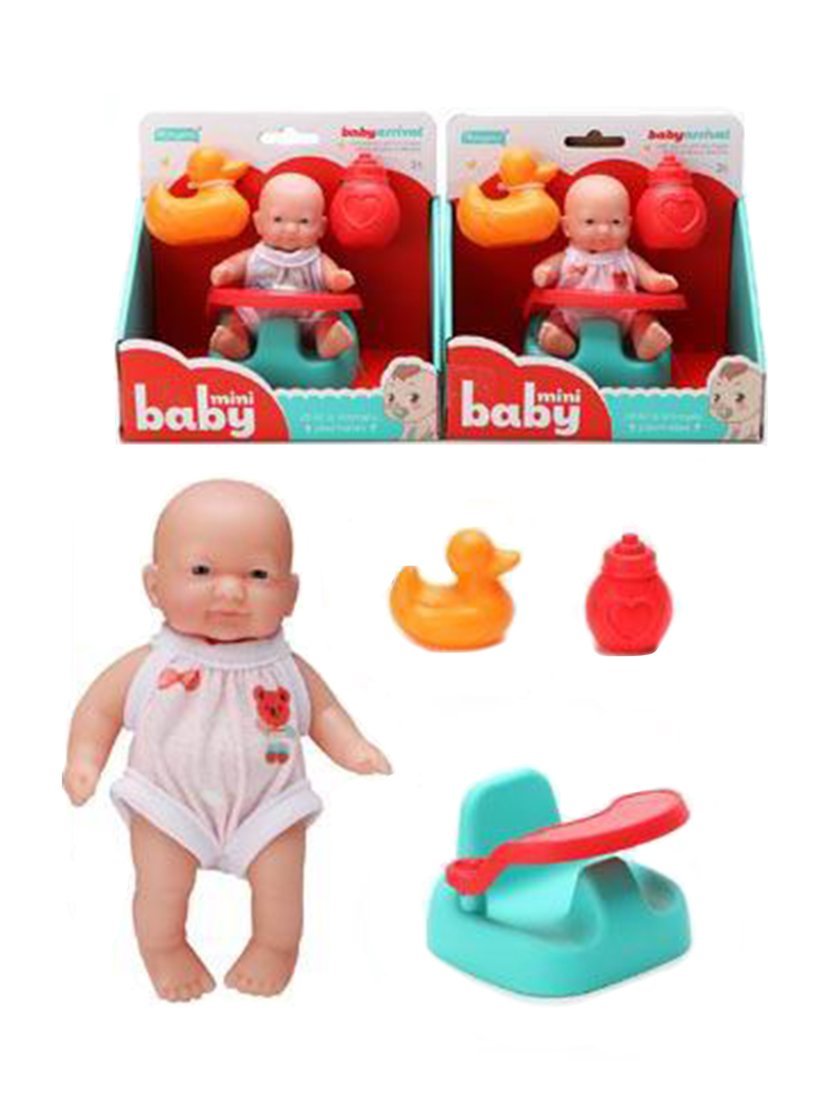 

Игровой набор Наша Игрушка Мой малыш, в компл. пупс 12,5см, предм. 3шт., в ассорт., кор., Игр. наб. Мой малыш, в компл. пупс 12,5см, предм. 3шт., в ассорт., кор.