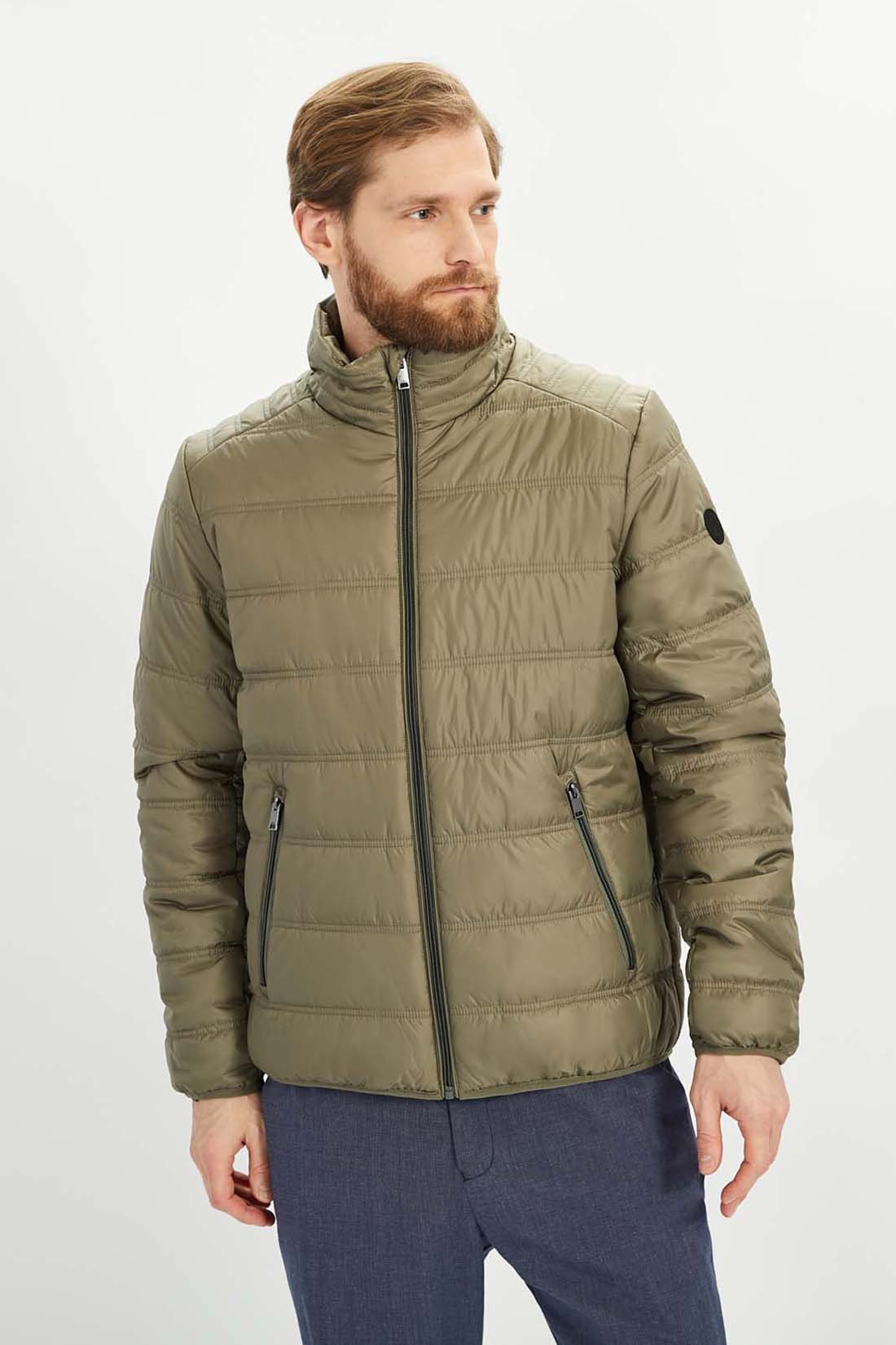 

Куртка мужская Baon B5322201 зеленая L, Зеленый, B5322201