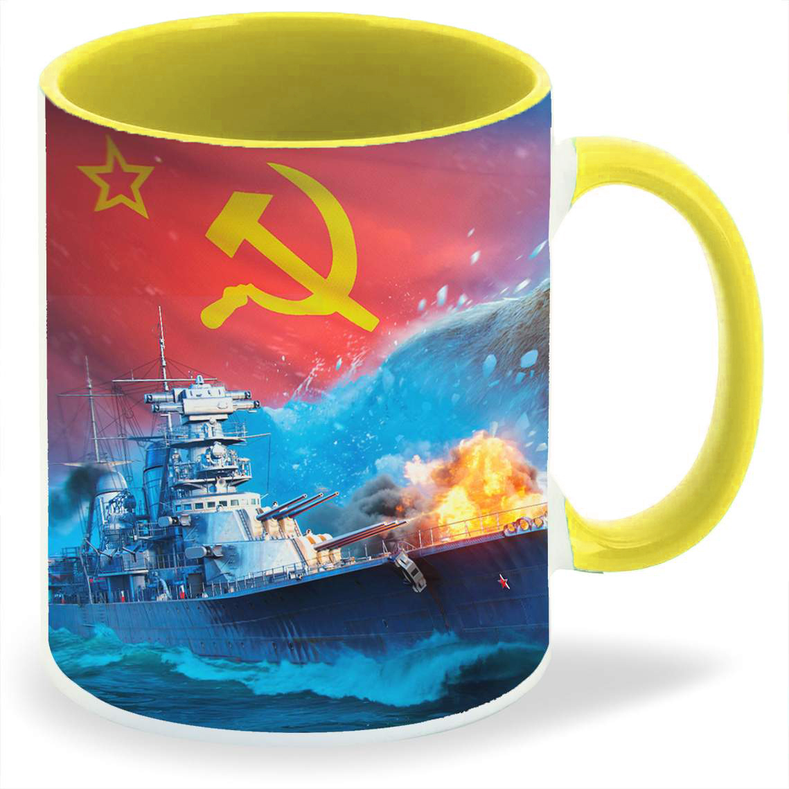 

Кружка CoolPodarok Корабли ВОВ Медведь