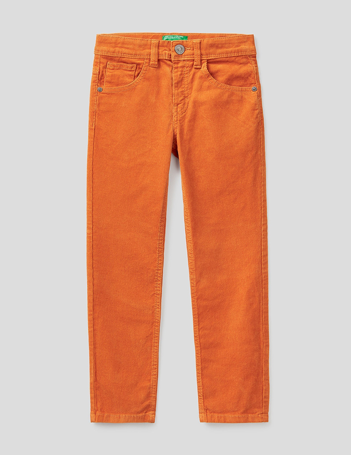 

Брюки для мальчиков Benetton цв. коричневый р.128, 21A_4AD557MU0