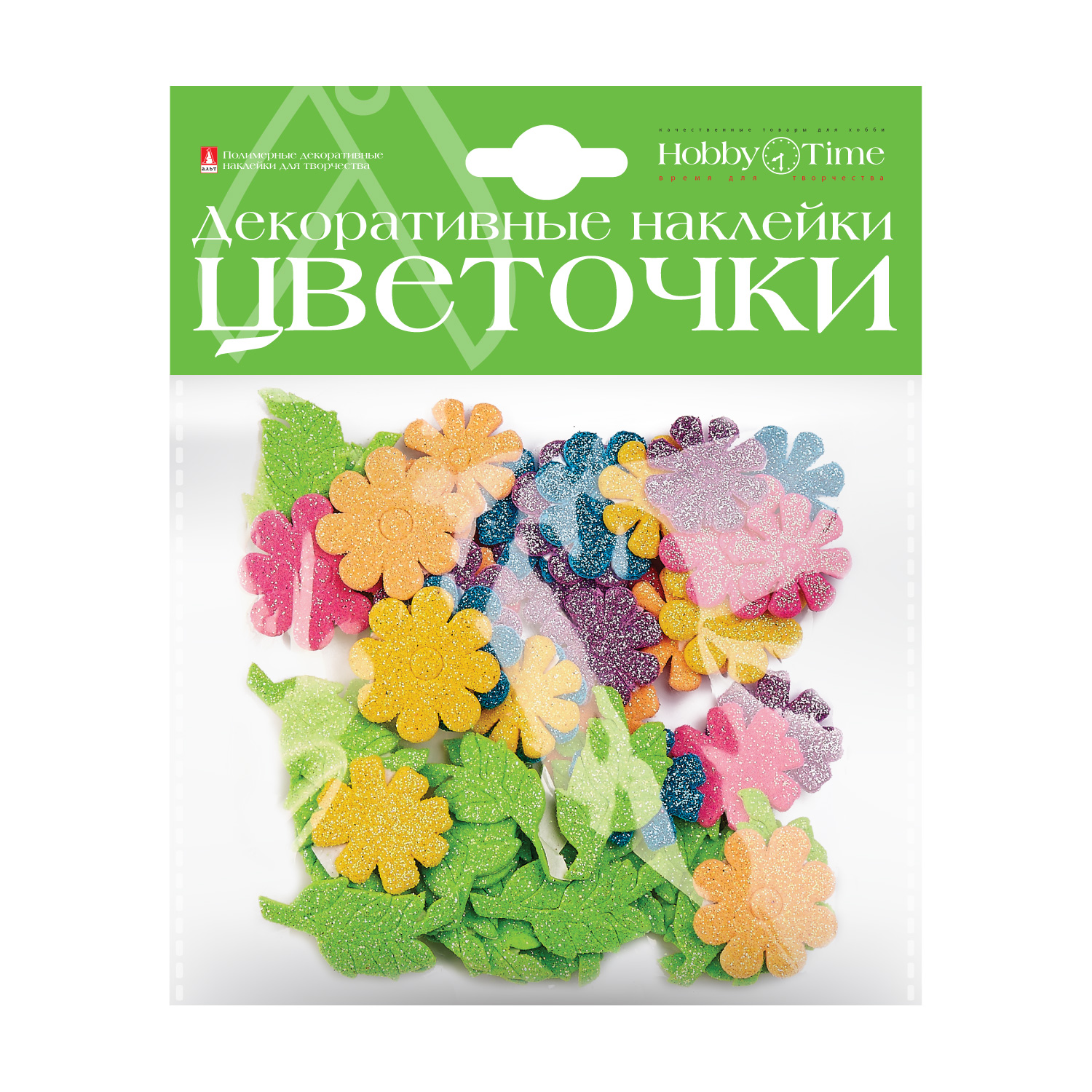 

Декоративные наклейки «Цветочки», 3 вида, Разноцветный