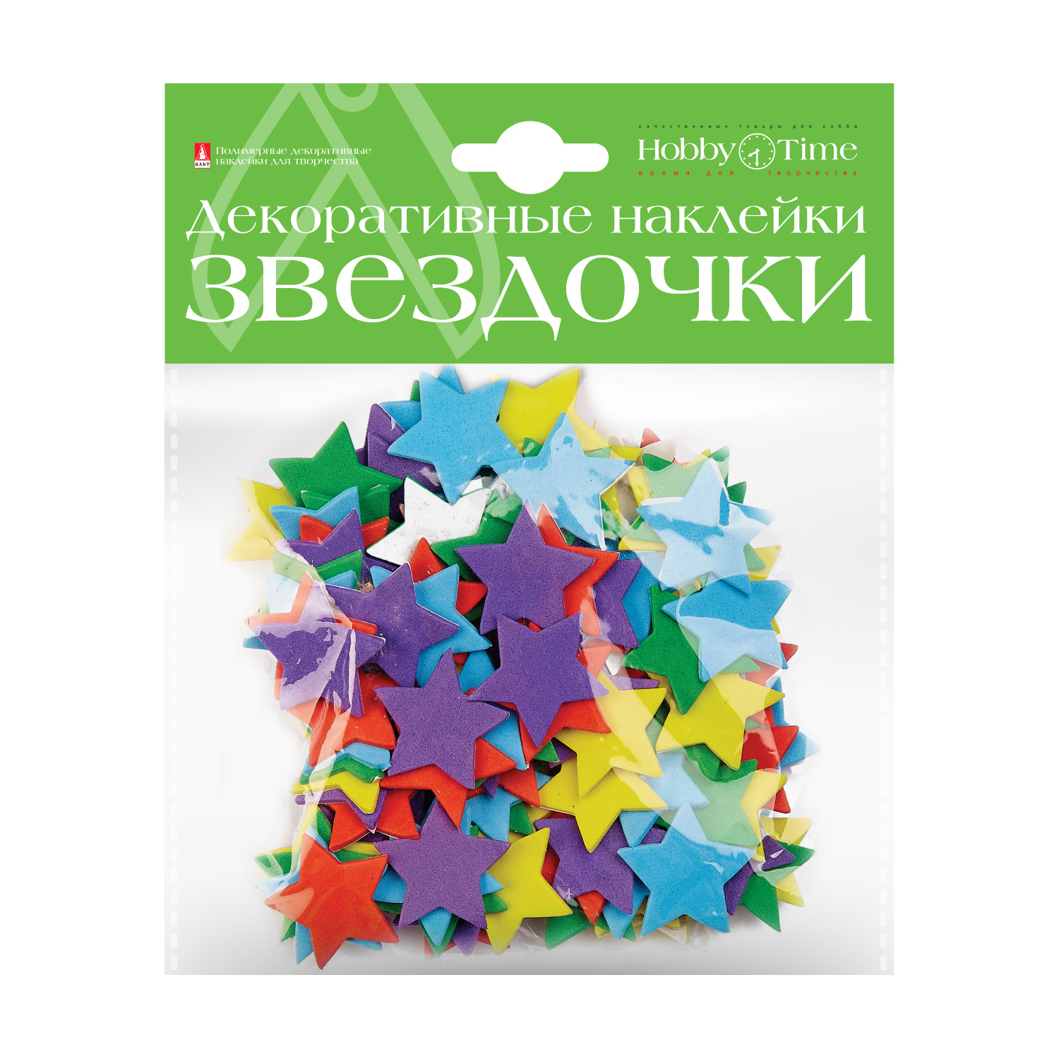 

Декоративные наклейки «Звездочки», 3 вида, Разноцветный